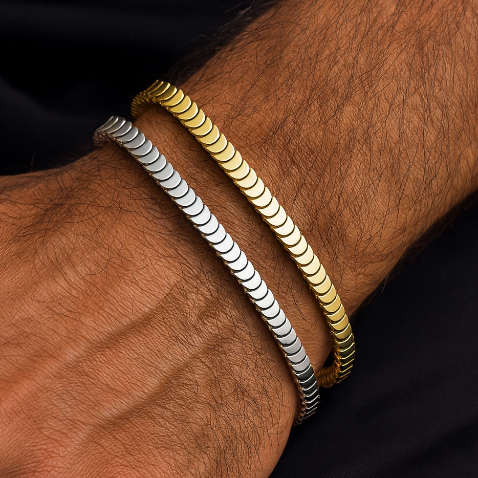 Disc Anti-tarnish bracelet