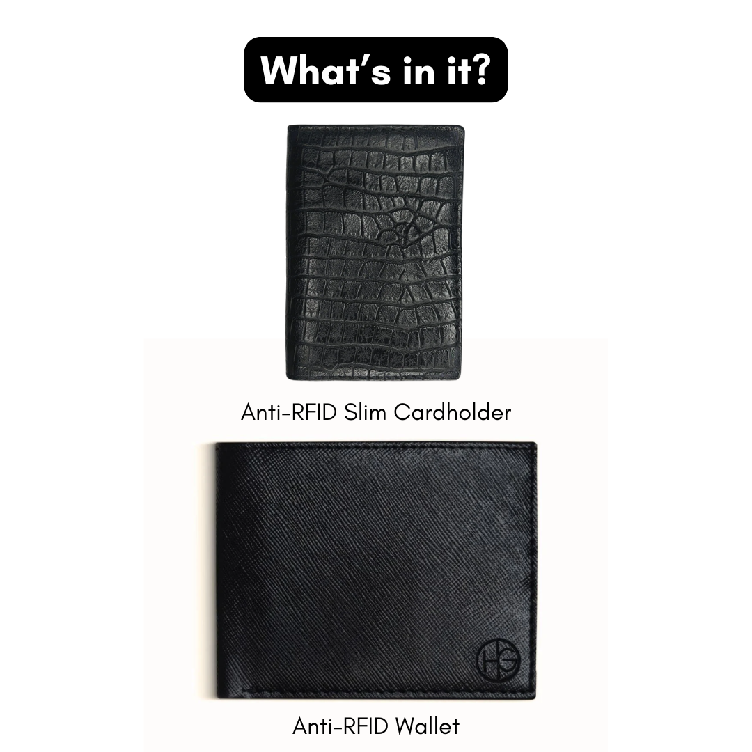 Wallet Gift Hamper for Him (1 Cardholder+1 Wallet)