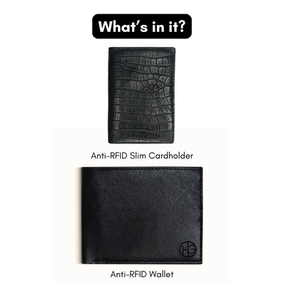 Wallet Gift Hamper for Him (1 Cardholder+1 Wallet)