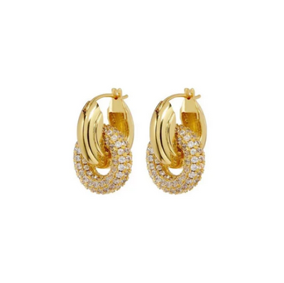 Joy Zircon 18K Gold Plated Earrings