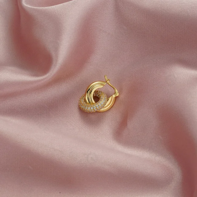 Joy Zircon 18K Gold Plated Earrings