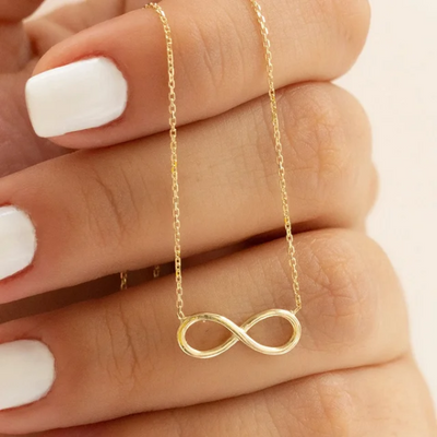 Beyond Infinity 18k Gold Plated Necklace