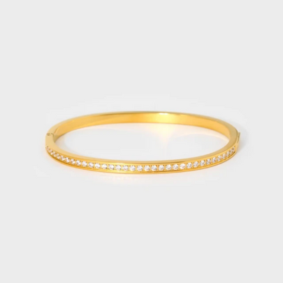 Radhika 18K Gold Plated Bangle (Open Clasp)