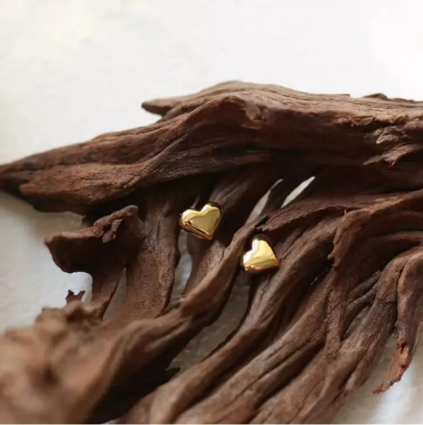 Heart Pops 18K Gold Plated Stud Earrings