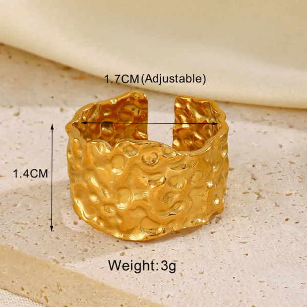 June 18k Gold Plated Ring