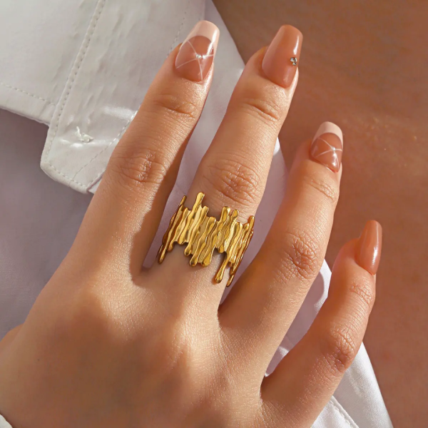 Antra 18k Gold Plated Ring