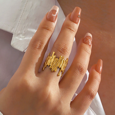 Antra 18k Gold Plated Ring