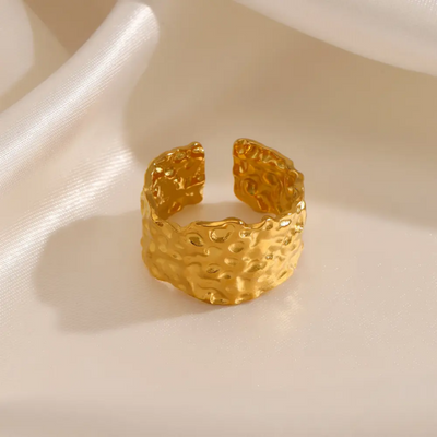June 18k Gold Plated Ring