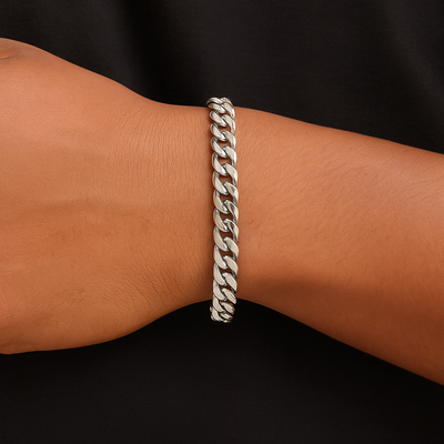 Jaxon Cubic Chain Bracelet -9mm