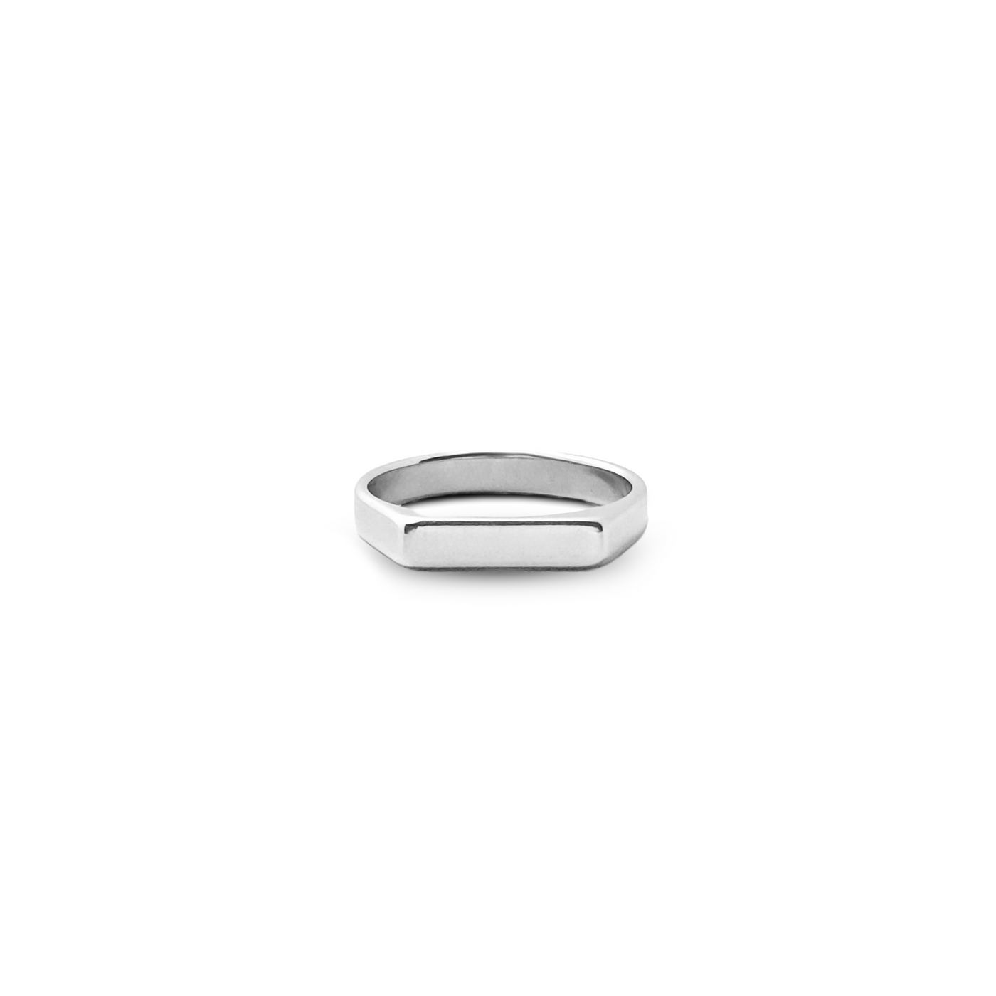Edge Ring - Silver (Anti-Tarnish & Waterproof)