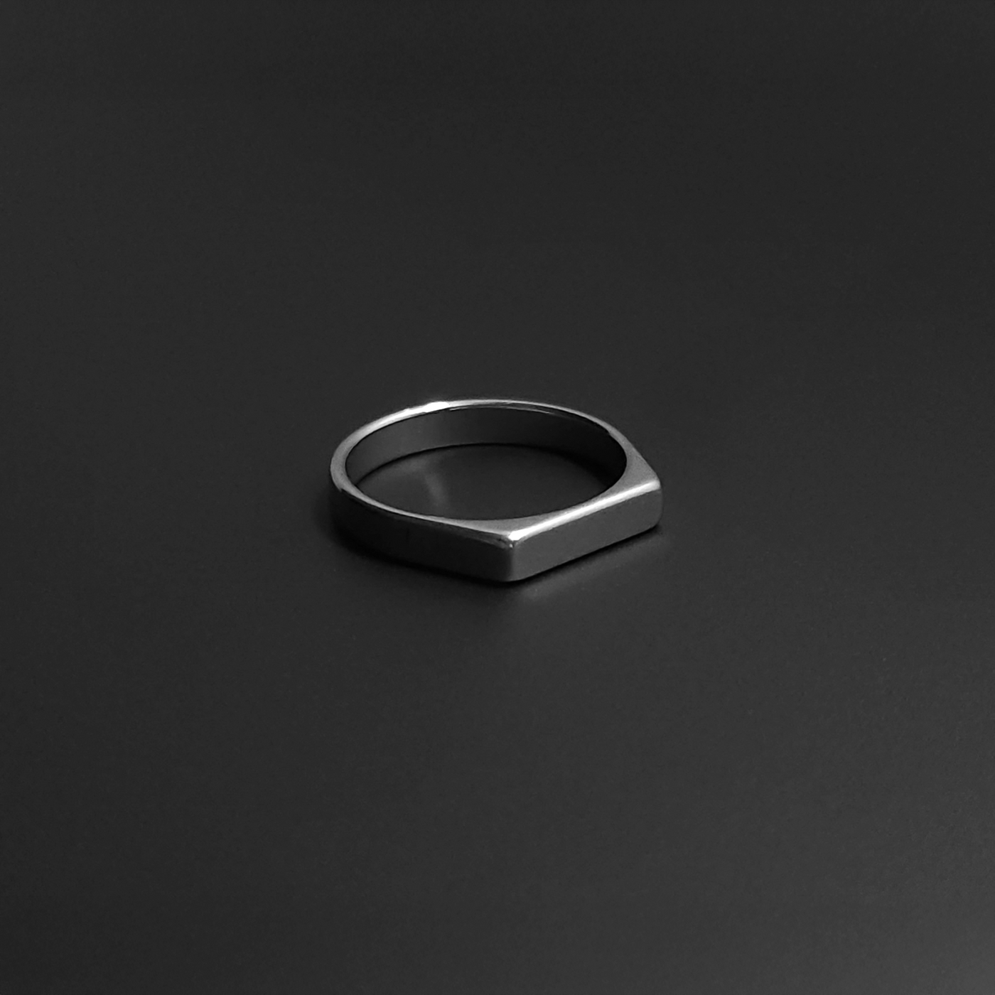 Edge Ring - Silver (Anti-Tarnish & Waterproof)