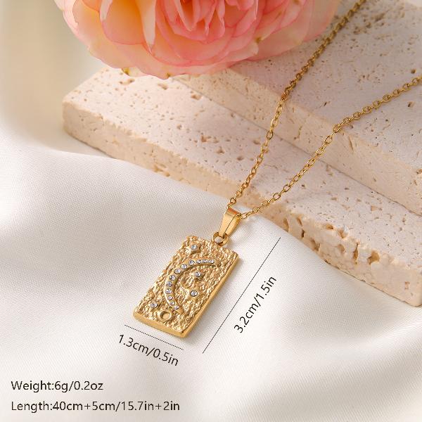 Moon Child 18k Gold Plated Necklace