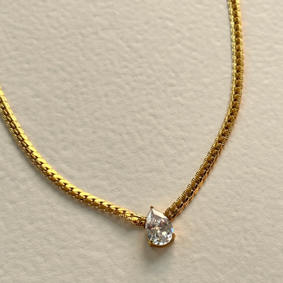 Water Droplet Necklace