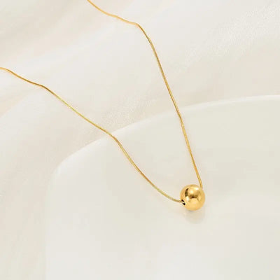 Pebble 18k gold plated Necklace