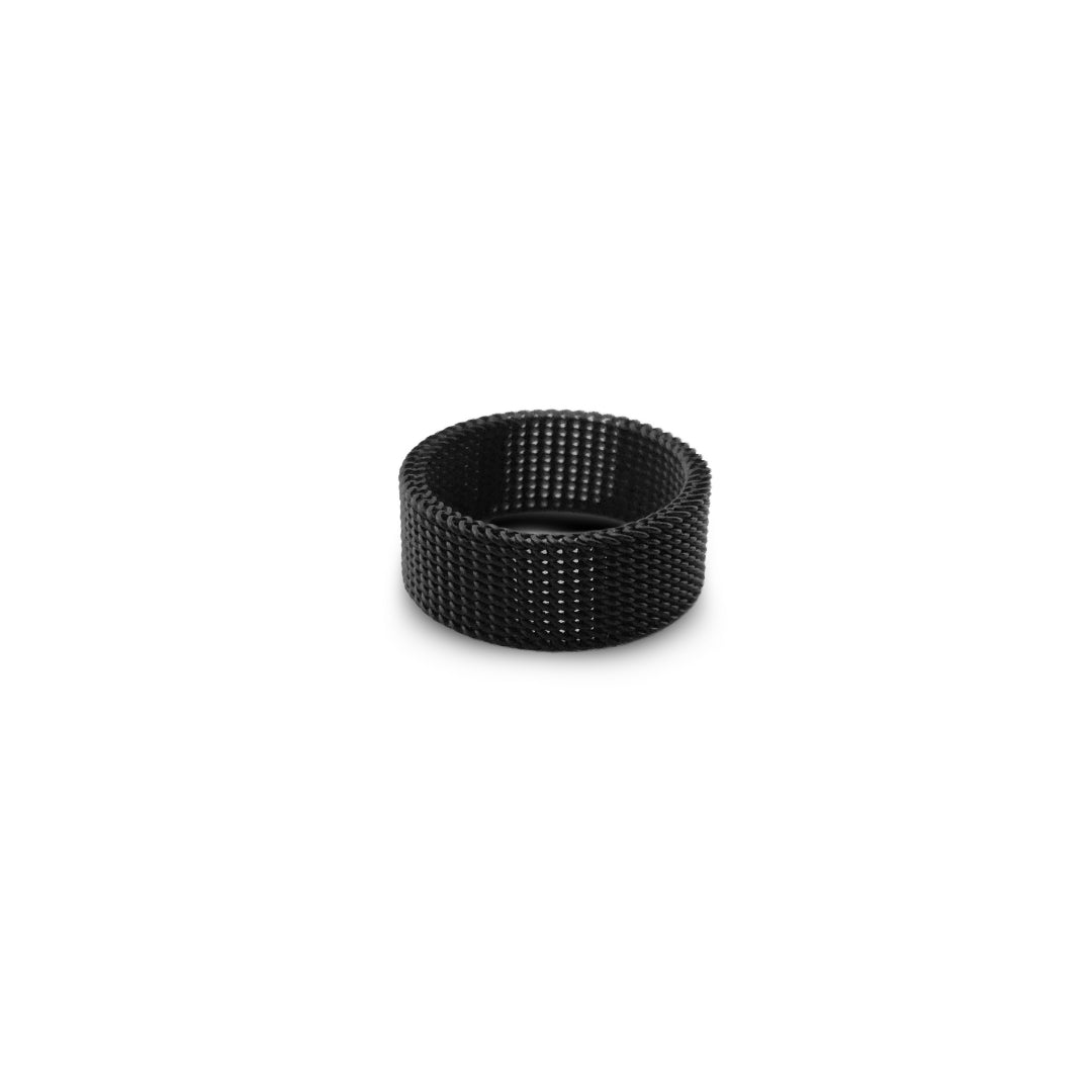 Mesh Ring- Black (Anti-tarnish & Waterproof)