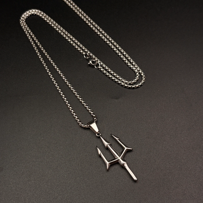 Shiva Trishul Pendant with Chain