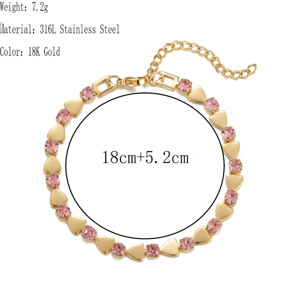 Cotton Candy 18K Gold Plated Bracelet