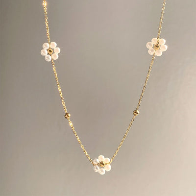 Darling 18k Gold Plated Pearl Necklace