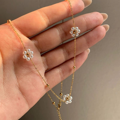 Darling 18k Gold Plated Pearl Necklace