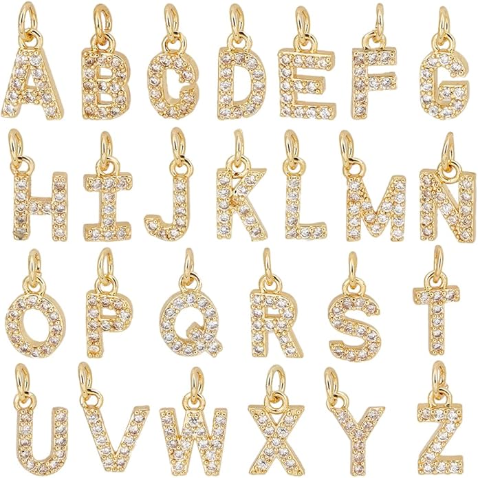 Initial Charms (Anti-tarnish & Waterproof)