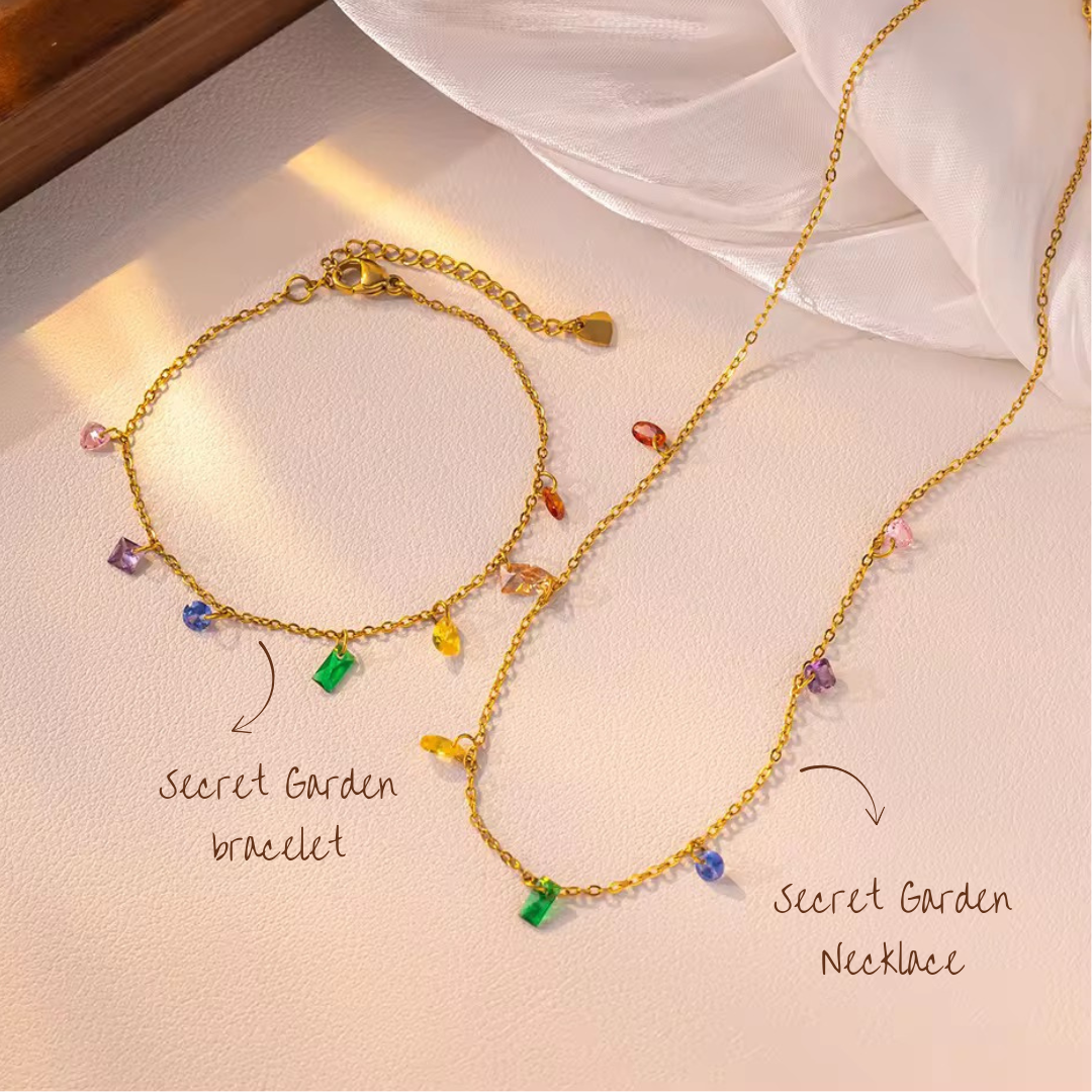 Secret Garden Combo (Necklace + Bracelet)