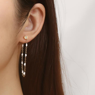 Aira 18k Gold Plated Drop Earrings