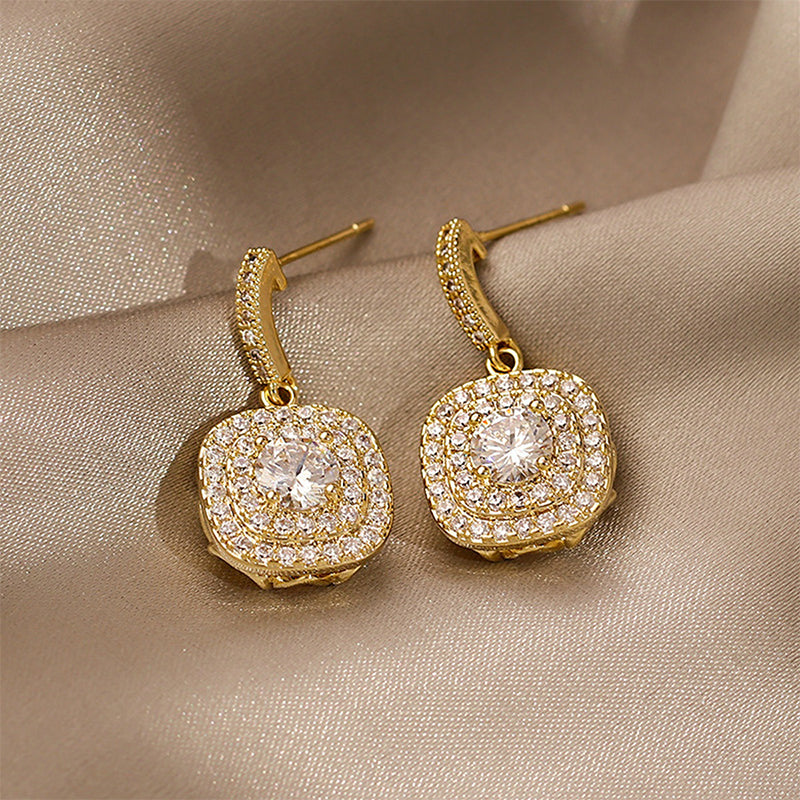 Elayne Zircon Drop Earrings