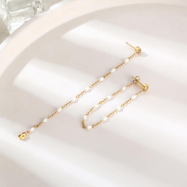 Aira 18k Gold Plated Drop Earrings