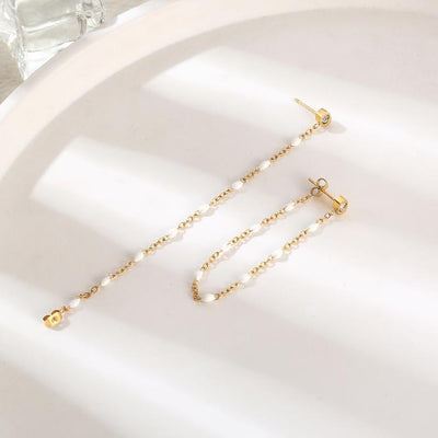 Aira 18k Gold Plated Drop Earrings