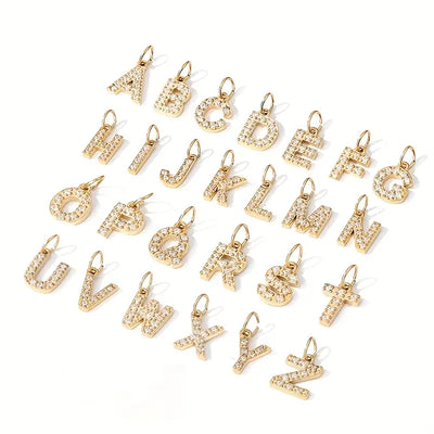 Initial Charms (Anti-tarnish & Waterproof)