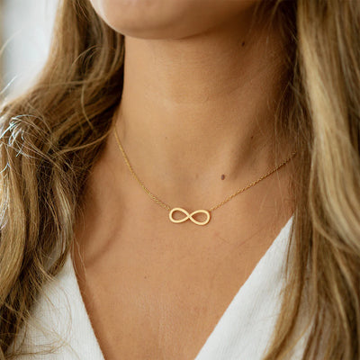 Beyond Infinity 18k Gold Plated Necklace