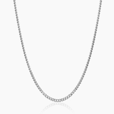 Zane Cuban Link Chain -3.5 mm (Silver)