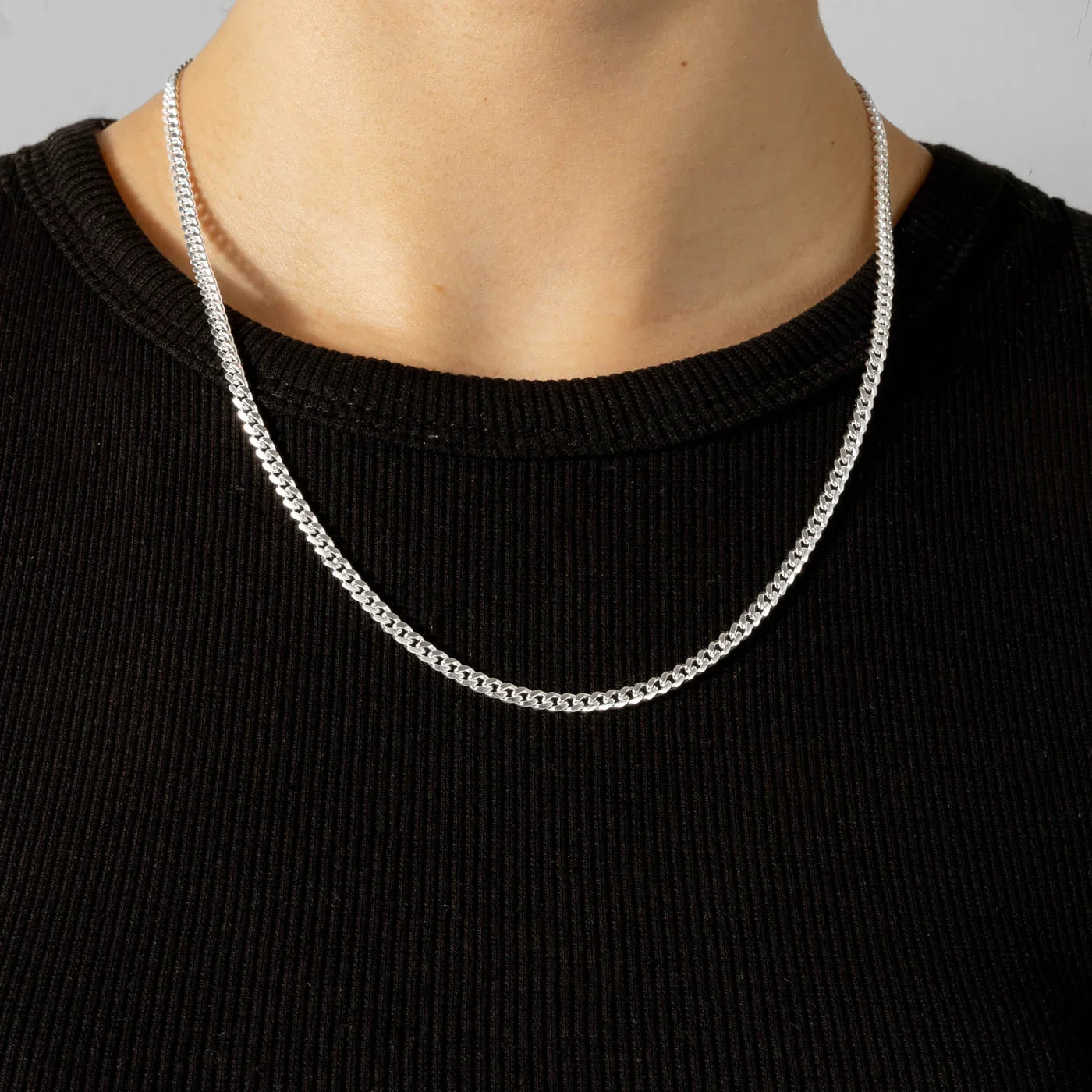 Zane Cuban Link Chain -3.5 mm (Silver)