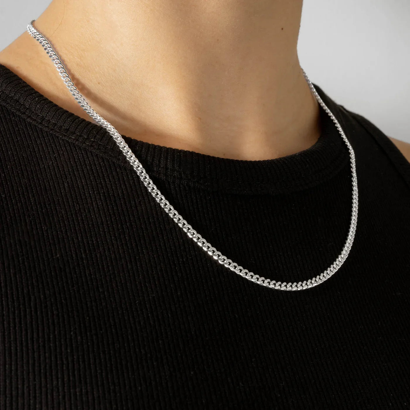 Zane Cuban Link Chain -3.5 mm (Silver)