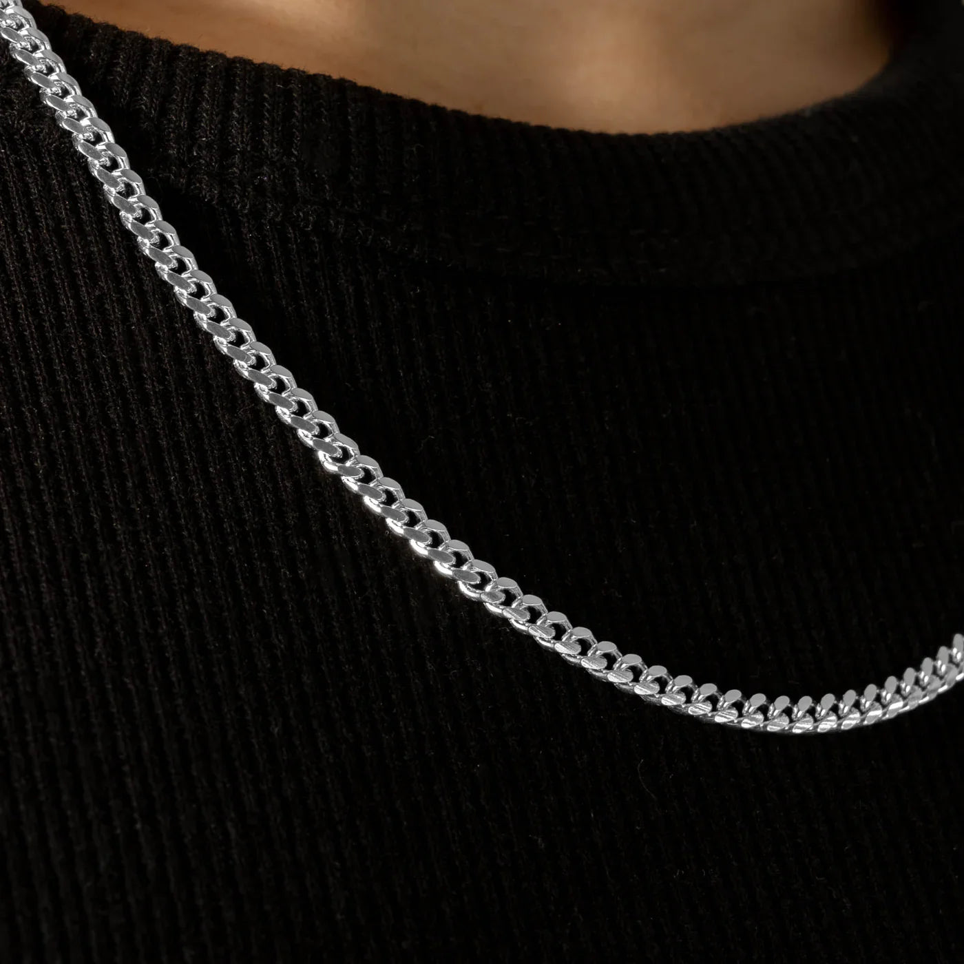 Zane Cuban Link Chain -3.5 mm (Silver)