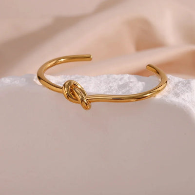 Twine 18K Gold Plated Cuff Bracelet