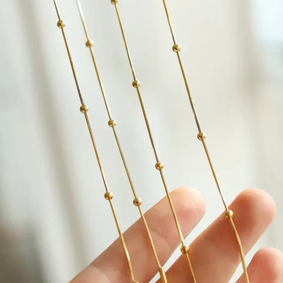 Satellite 18K Gold Plated Chain