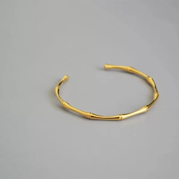 Bamboozle 18K Gold Plated Cuff Bracelet