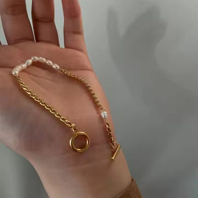 Santhi 18k Gold Plated Bracelet