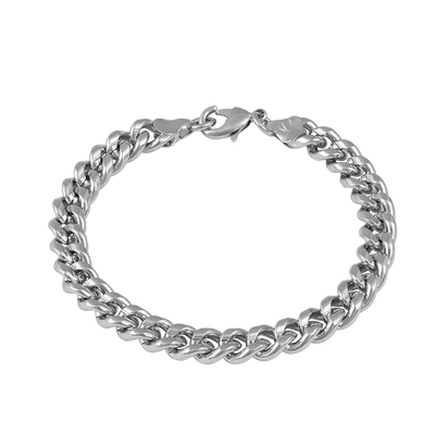 Jaxon Cubic Chain Bracelet -9mm