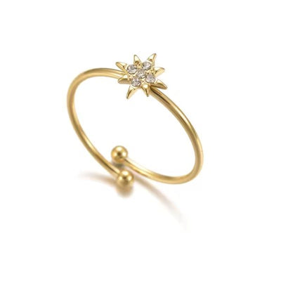 Tara 18K Gold Plated Dainty Ring