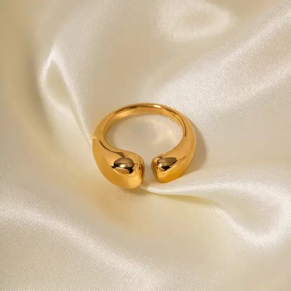 Oli 18K Gold Plated Adjustable Ring