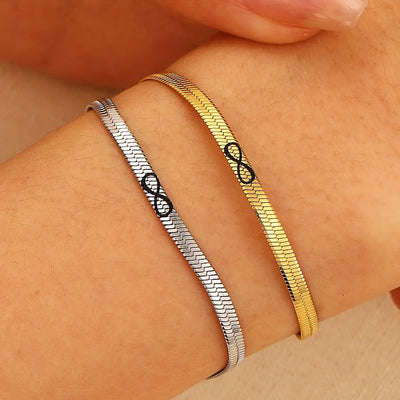 Infinite Love 18k Gold Plated Couple Bracelet