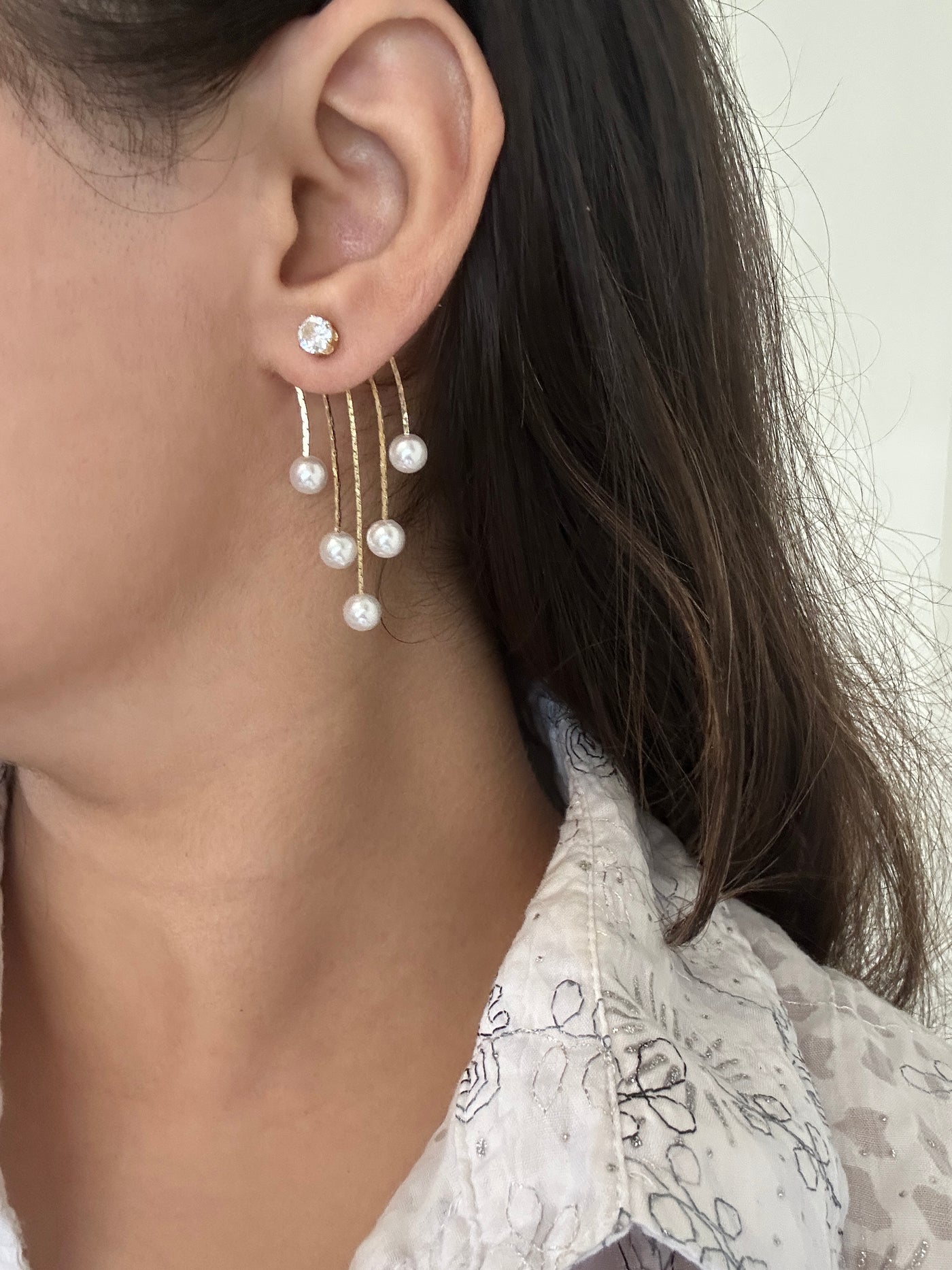 Niva 18K Gold Plated Earrings