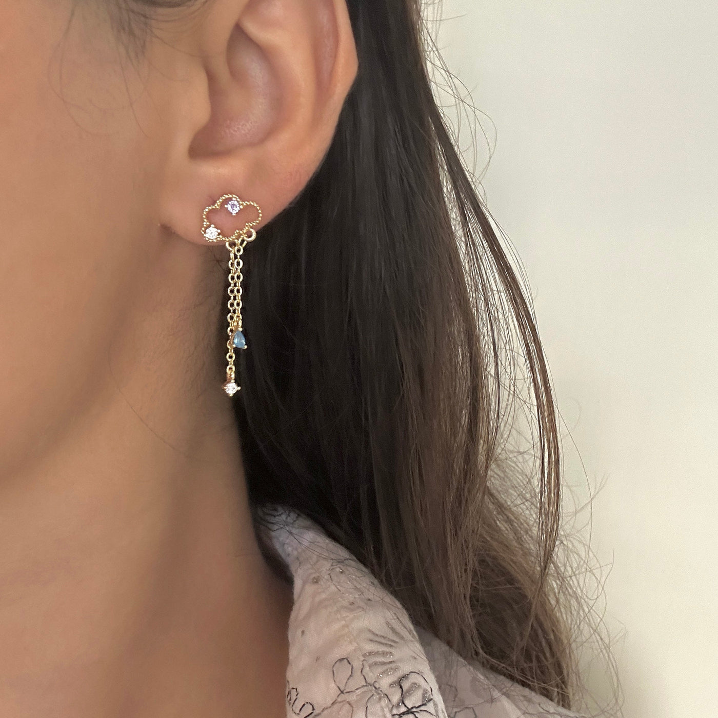 Cloud Nine 18k Gold Plated Earrings
