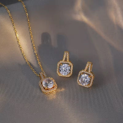 Zemira 18K Gold Plated Jewellery Set