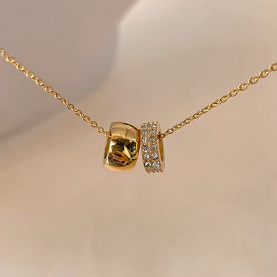 Barrel 18k gold plated Necklace