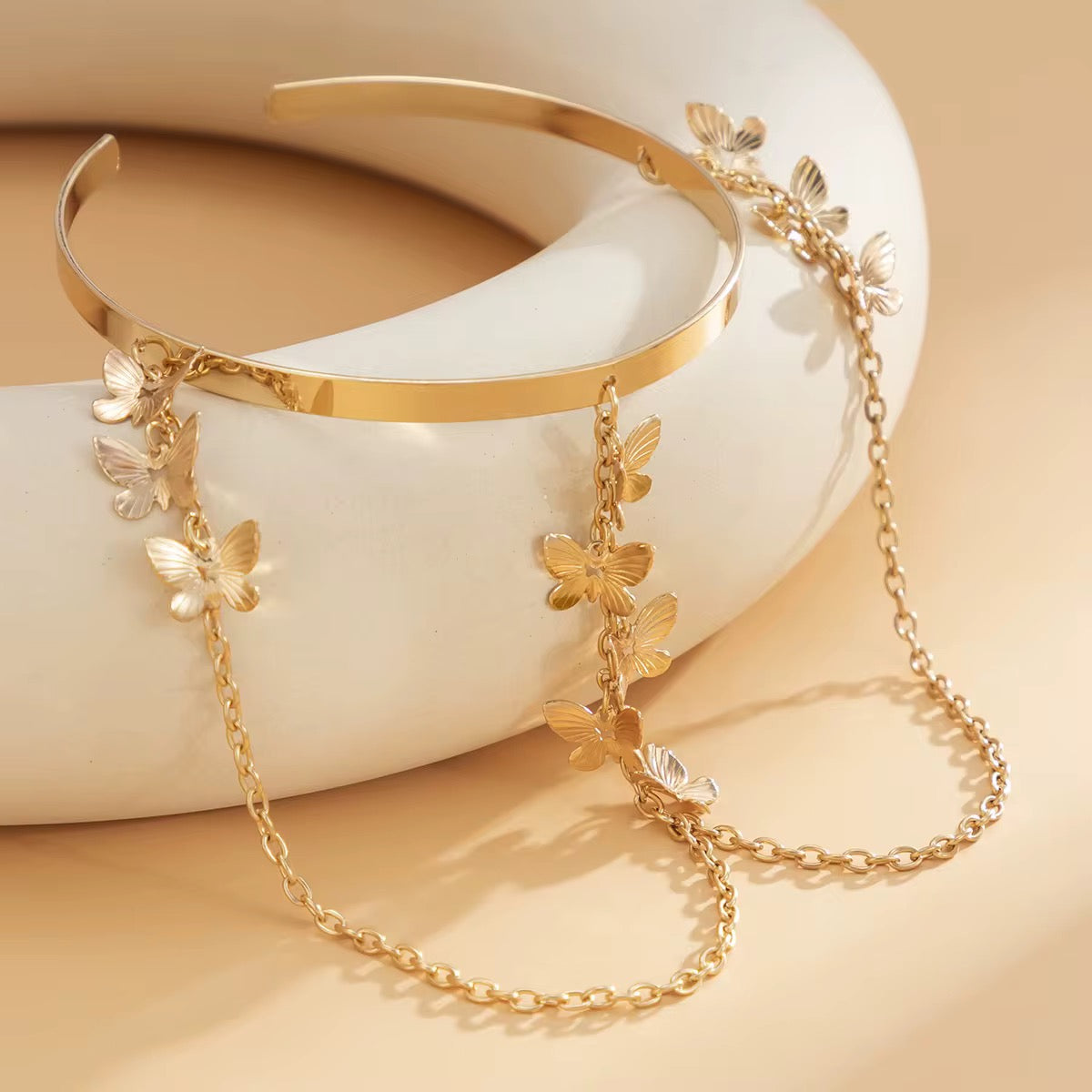 Butterfly Golden Arm Cuff