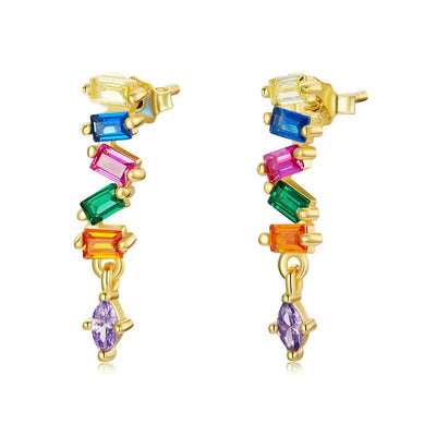 Holly 18k Gold Plated Stud Earrings