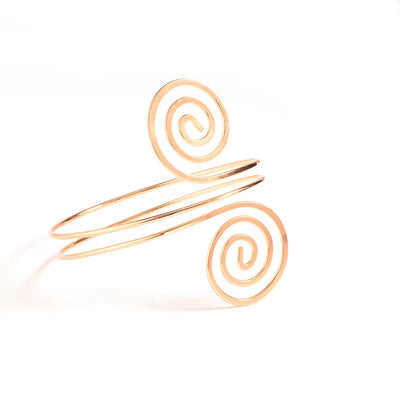 Boho Spiral Arm Cuff